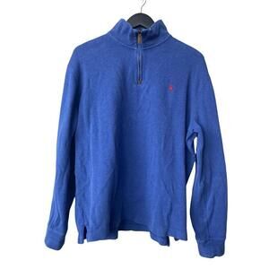 Polo Ralph Lauren Men's Navy Quarter Zip size L